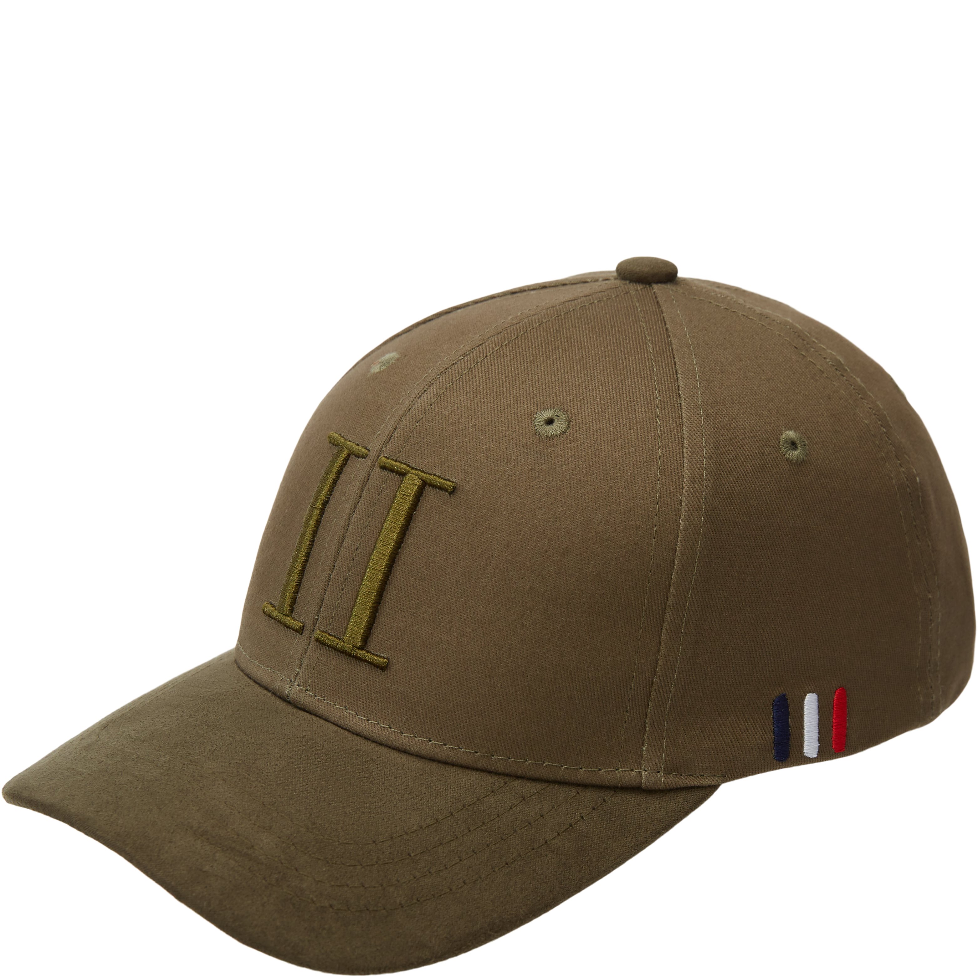 Les Deux Caps BASEBALL CAP SUEDE II LDM702003 Army